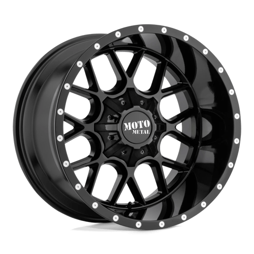 22X12 Moto Metal MO986 SIEGE 5X5.0/5.5 -44MM GLOSS BLACK