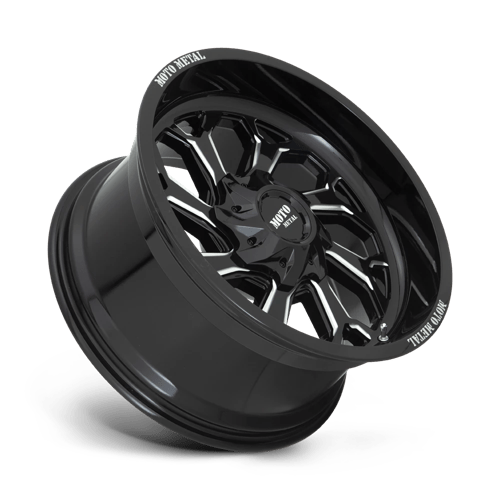 20X10 Moto Metal MO999 6X135/5.5 -18MM GLOSS BLACK MILLED