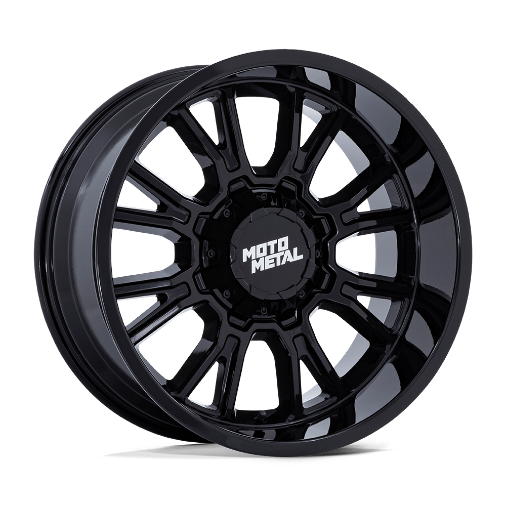 17X9 Moto Metal MO810 LEGACY 5X5.0/5.5 20MM GLOSS BLACK