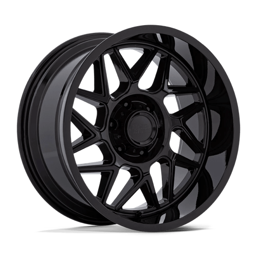 20X10 Moto Metal MO812 TURBINE 8X180 -18MM GLOSS BLACK