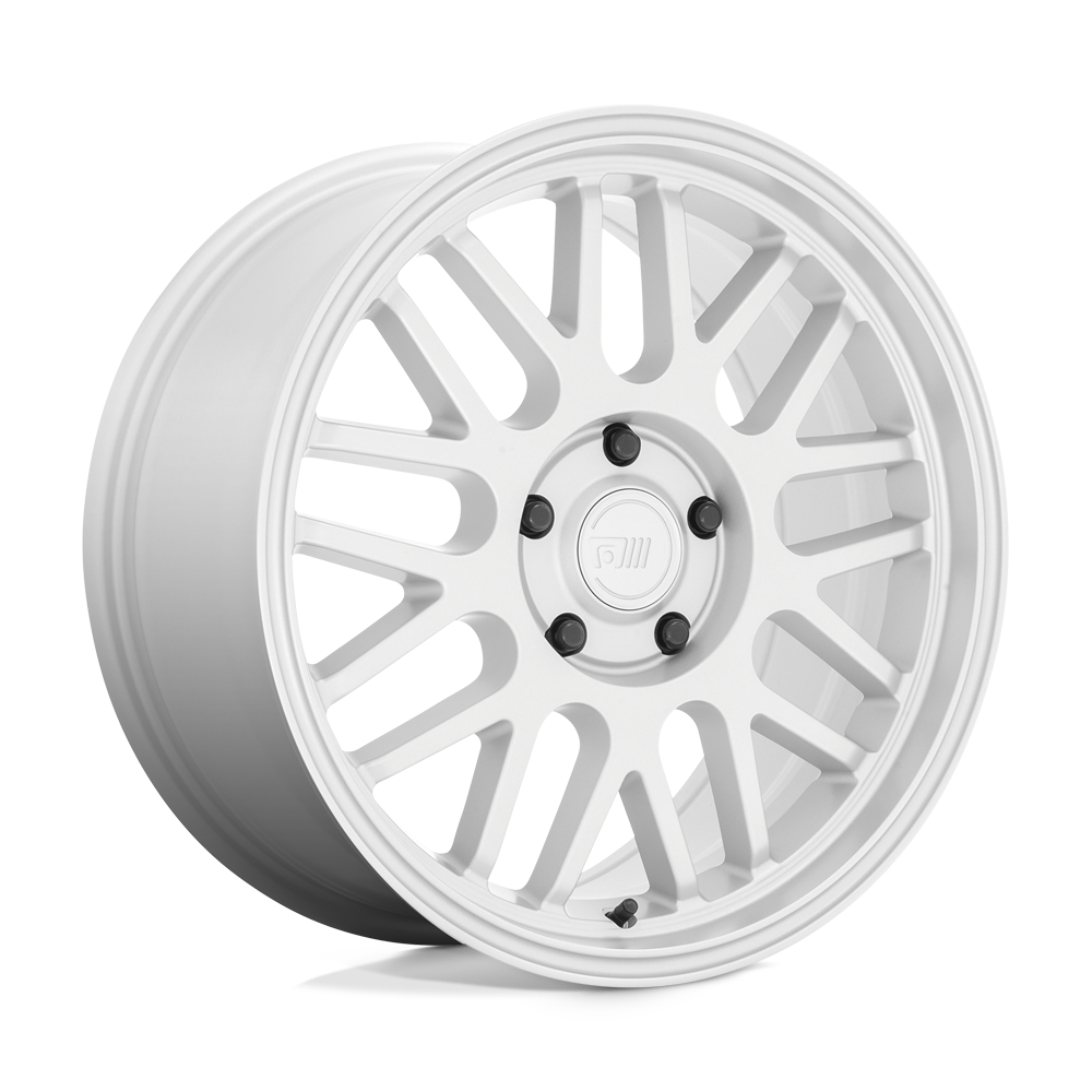 18X8.5 Motegi MR144 M9 5X120 42MM HYPER SILVER