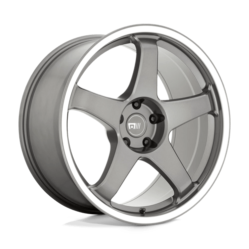 19X8.5 Motegi MR151 CS5 5X100 30MM GUNMETAL WITH MACHINED LIP