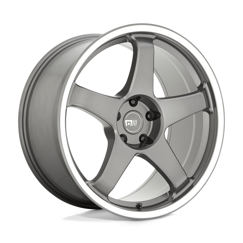 19X8.5 Motegi MR151 CS5 5X100 30MM GUNMETAL WITH MACHINED LIP