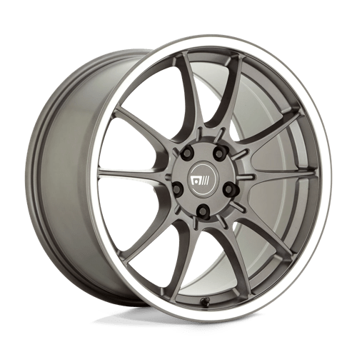 19X8.5 Motegi MR152 SS5 5X100 30MM GUNMETAL WITH MACHINED LIP