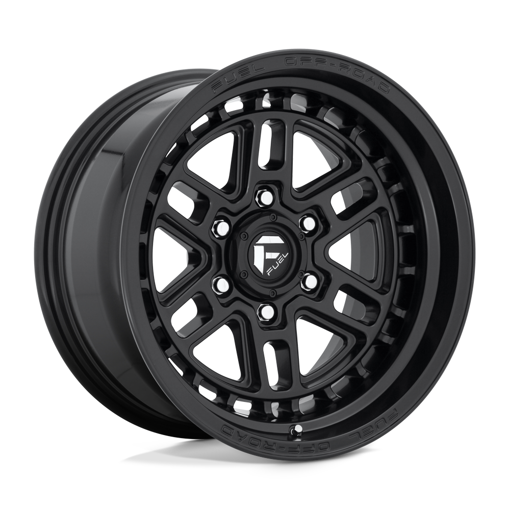 17X9 Fuel 1PC D667 NITRO 6X5.5 1MM MATTE BLACK