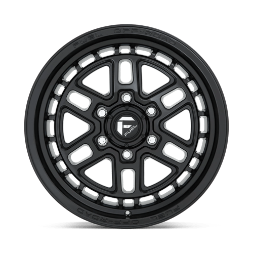 17X9 Fuel 1PC D667 NITRO 6X5.5 1MM MATTE BLACK