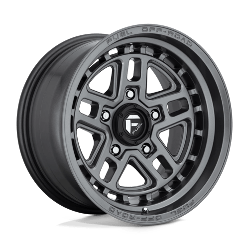 17X9 Fuel 1PC D668 NITRO 5X5.0 -12MM MATTE GUN METAL