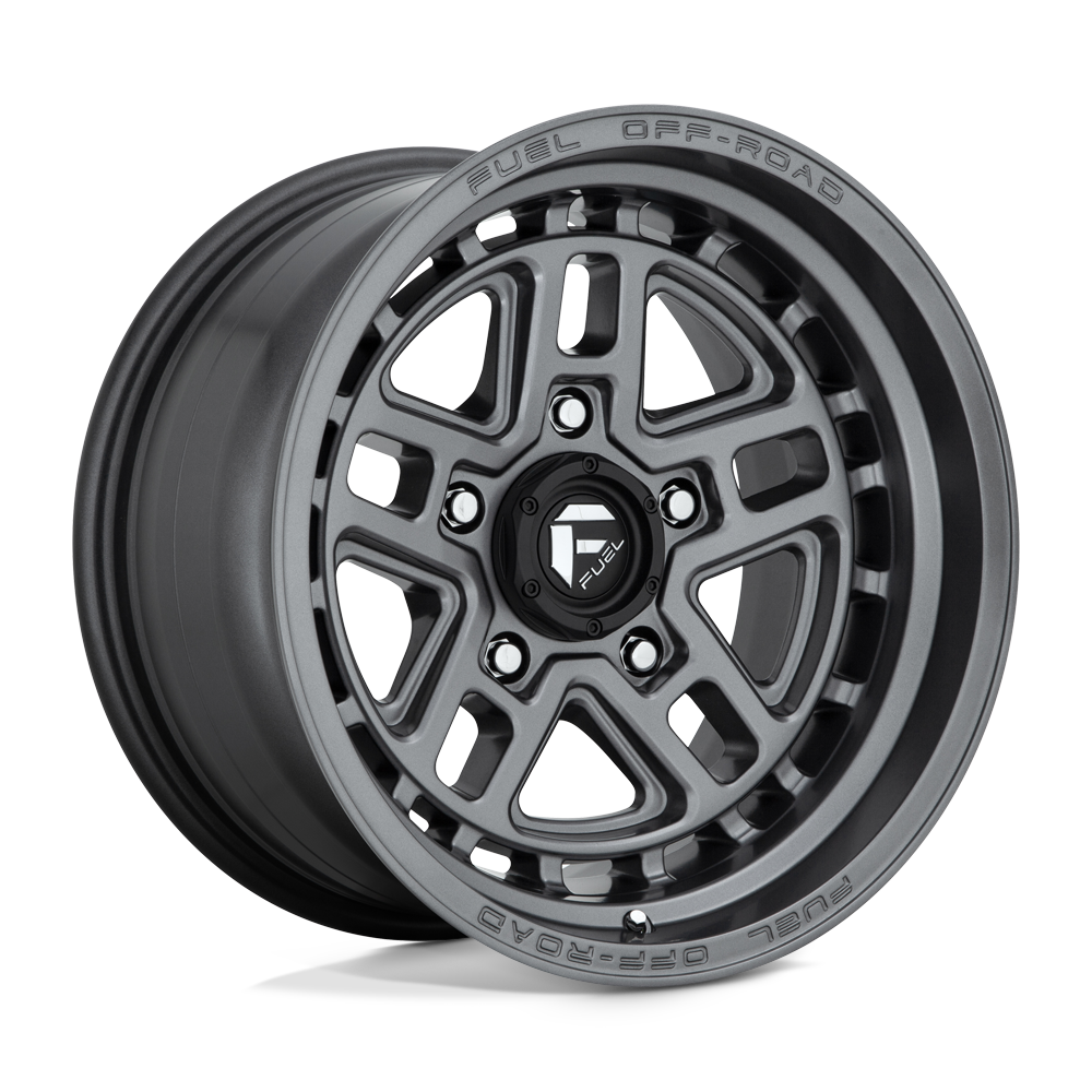 17X9 Fuel 1PC D668 NITRO 5X5.0 -12MM MATTE GUN METAL