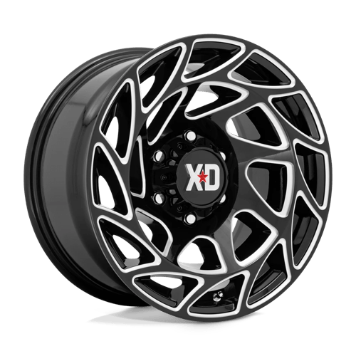 22X12 XD XD860 ONSLAUGHT 5X5.0 -44MM GLOSS BLACK MILLED