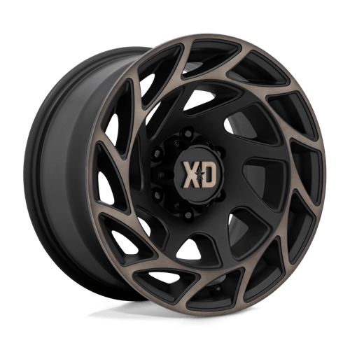 20X10 XD XD860 ONSLAUGHT 8X6.5 -18MM SATIN BLACK WITH BRONZE TINT