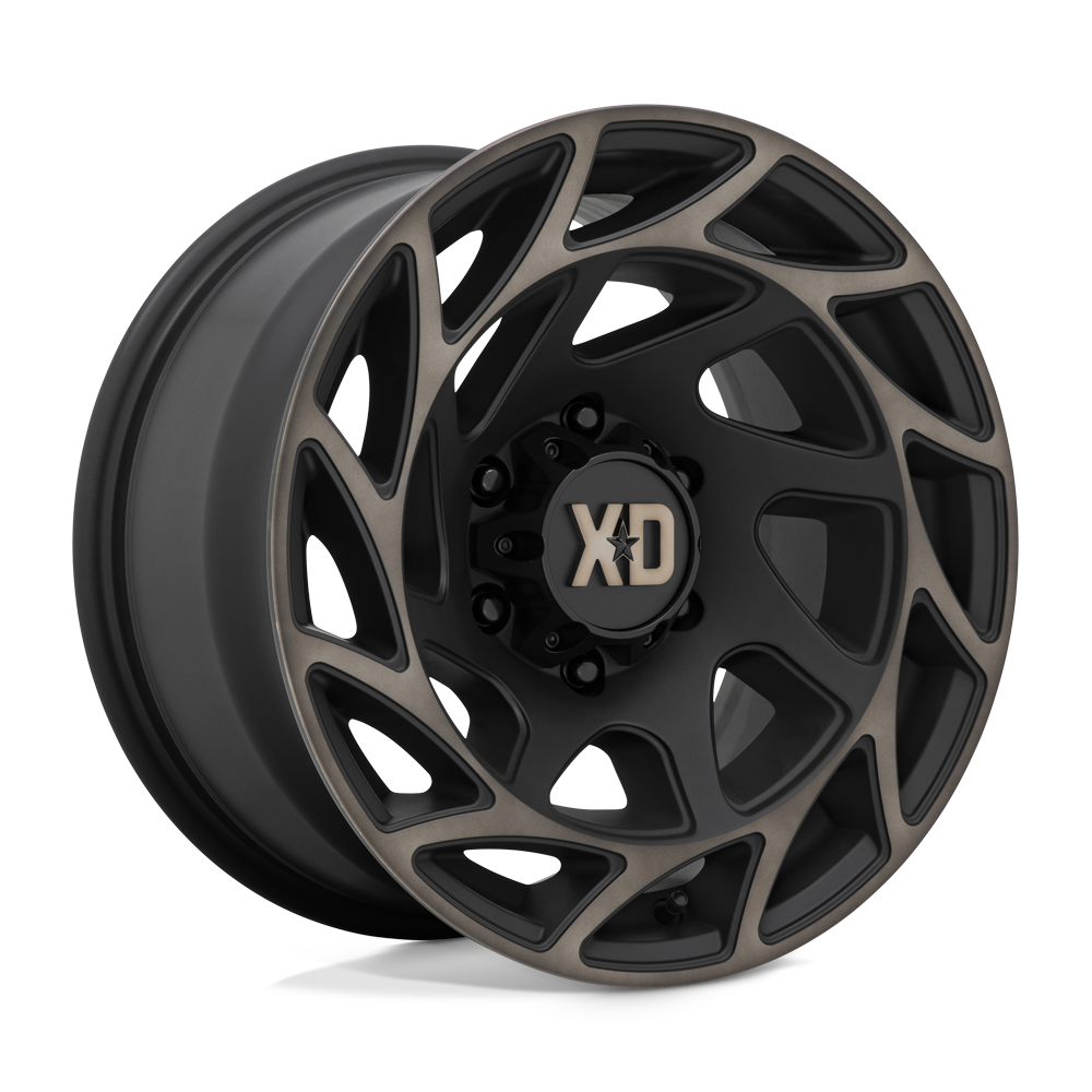 20X10 XD XD860 ONSLAUGHT 8X6.5 -18MM SATIN BLACK WITH BRONZE TINT