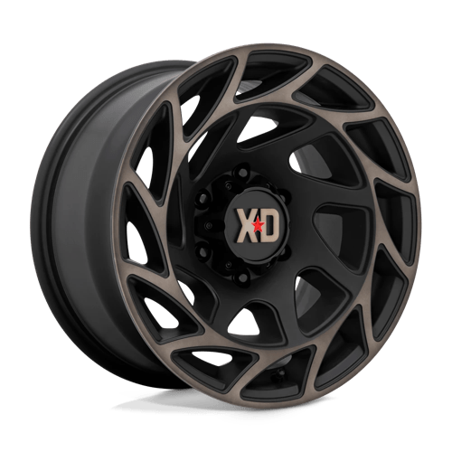 22X12 XD XD860 ONSLAUGHT 8X6.5 -44MM SATIN BLACK WITH BRONZE TINT