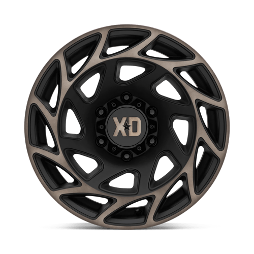 20X10 XD XD860 ONSLAUGHT 8X6.5 -18MM SATIN BLACK WITH BRONZE TINT