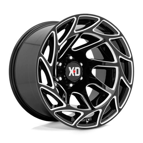 20X12 XD XD860 ONSLAUGHT 6X5.5 -44MM GLOSS BLACK MILLED