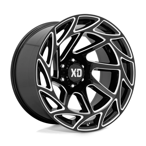 22X12 XD XD860 ONSLAUGHT 6X5.5 -44MM GLOSS BLACK MILLED