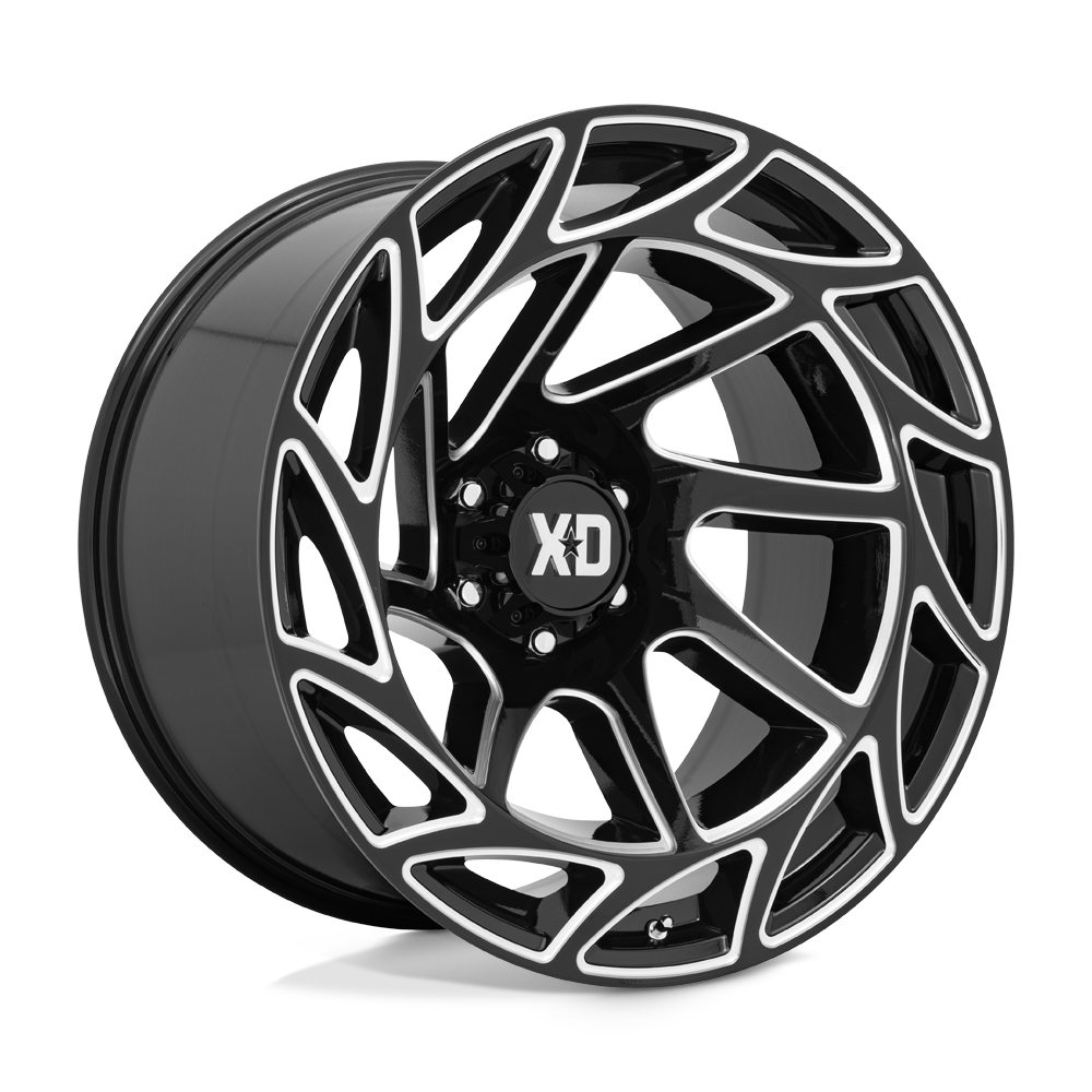 22X12 XD XD860 ONSLAUGHT 6X5.5 -44MM GLOSS BLACK MILLED