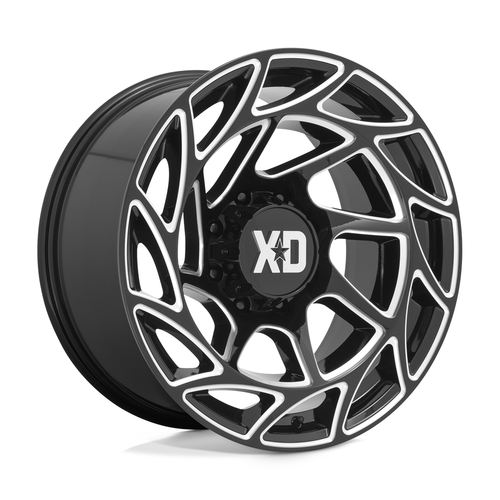 20X10 XD XD860 ONSLAUGHT 8X6.5 -18MM GLOSS BLACK MILLED