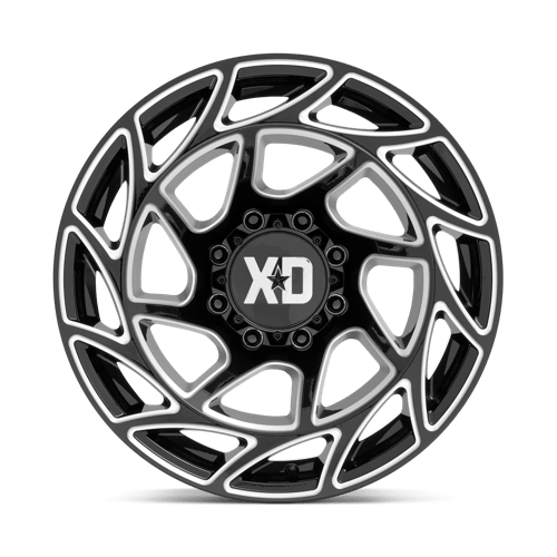 20X10 XD XD860 ONSLAUGHT 8X6.5 -18MM GLOSS BLACK MILLED