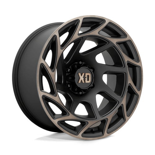 20X10 XD XD860 ONSLAUGHT 6X5.5 -18MM SATIN BLACK WITH BRONZE TINT