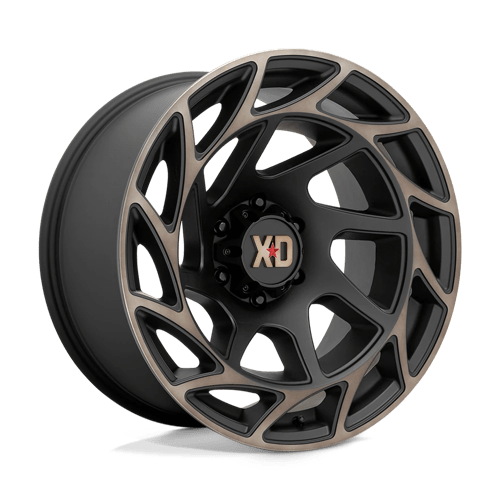 20X10 XD XD860 ONSLAUGHT 6X5.5 -18MM SATIN BLACK WITH BRONZE TINT