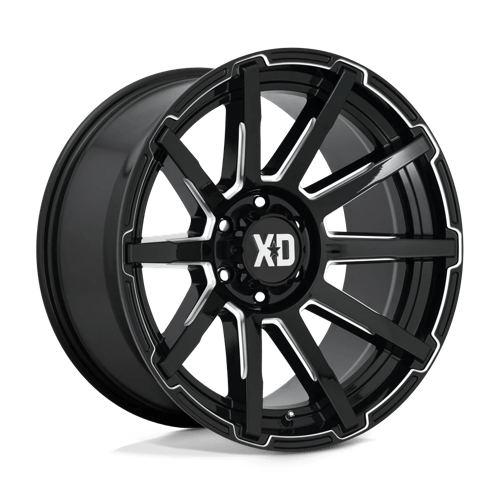 20X10 XD XD847 OUTBREAK 5X5.0 -18MM GLOSS BLACK MILLED