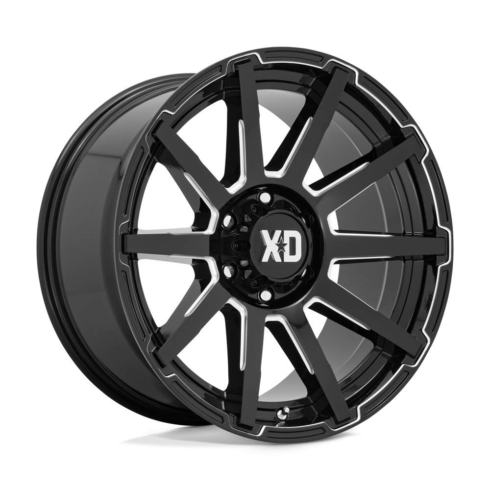 20X10 XD XD847 OUTBREAK 6X135 12MM GLOSS BLACK MILLED