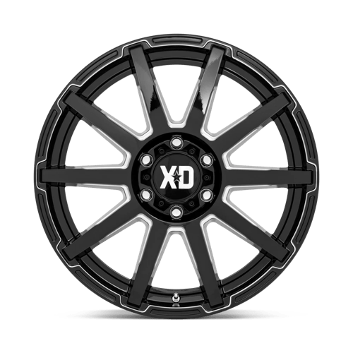 20X10 XD XD847 OUTBREAK 6X135 12MM GLOSS BLACK MILLED