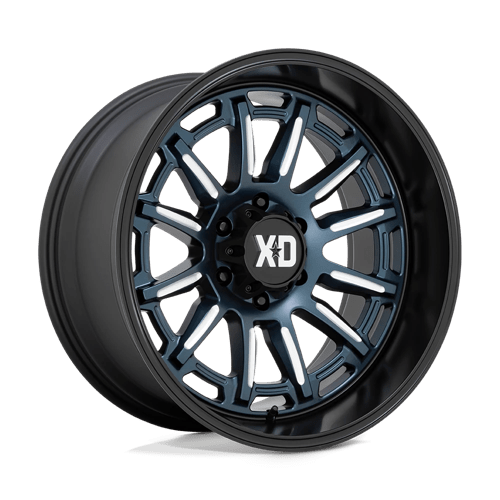 20X10 XD XD865 PHOENIX 6X135 -18MM METALLIC BLUE MILLED WITH BLACK LIP