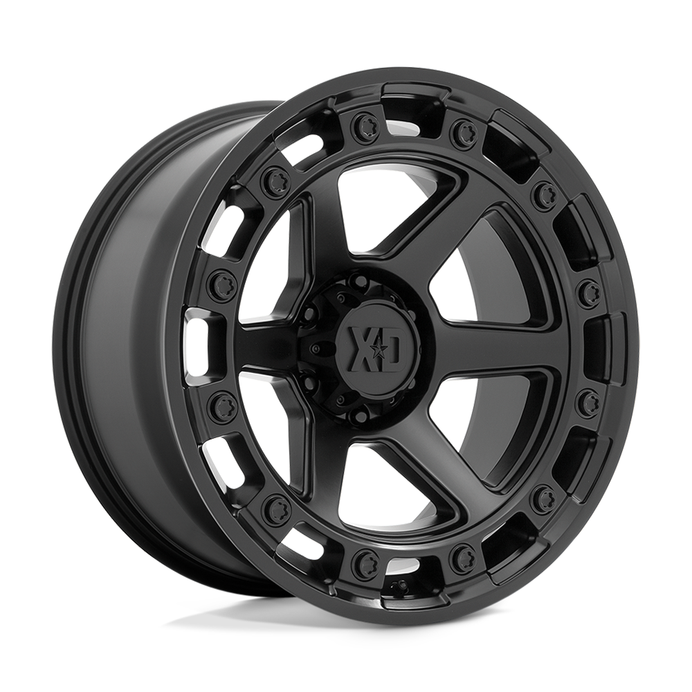 17X9 XD XD862 RAID 6X120 0MM SATIN BLACK