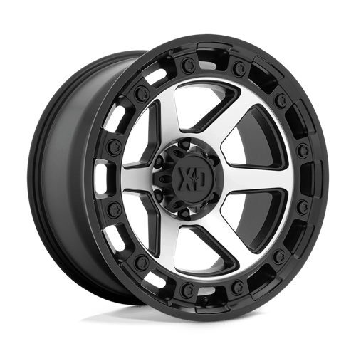 20X10 XD XD862 RAID 5X5.0 -18MM SATIN BLACK MACHINED