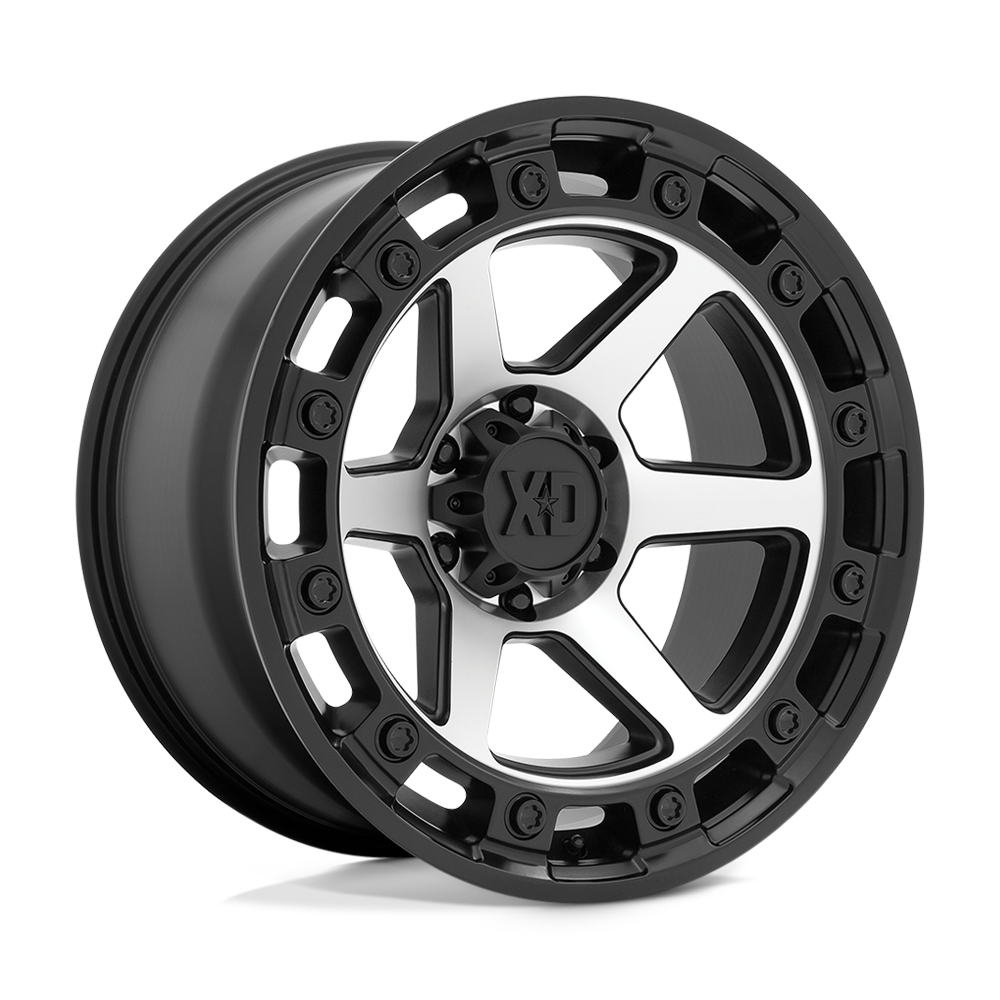 20X10 XD XD862 RAID 6X135 -18MM SATIN BLACK MACHINED