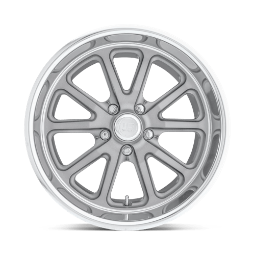 18X8 US Mag 1PC U111 RAMBLER 5X4.75 1MM MATTE GUN METAL MACHINED