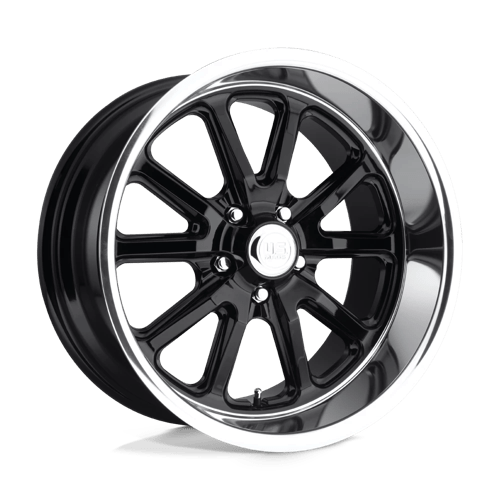 18X8 US Mag 1PC U121 RAMBLER 5X4.5 1MM GLOSS BLACK