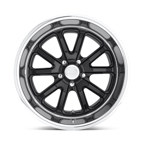 18X9.5 US Mag 1PC U121 RAMBLER 5X4.75 1MM GLOSS BLACK