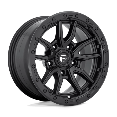 17X9 Fuel 1PC D679 REBEL 5X5.0 -12MM MATTE BLACK