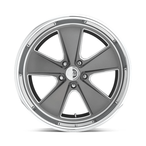 18X8 US Mag 1PC U120 ROADSTER 5X4.5 1MM MATTE GUN METAL MACHINED