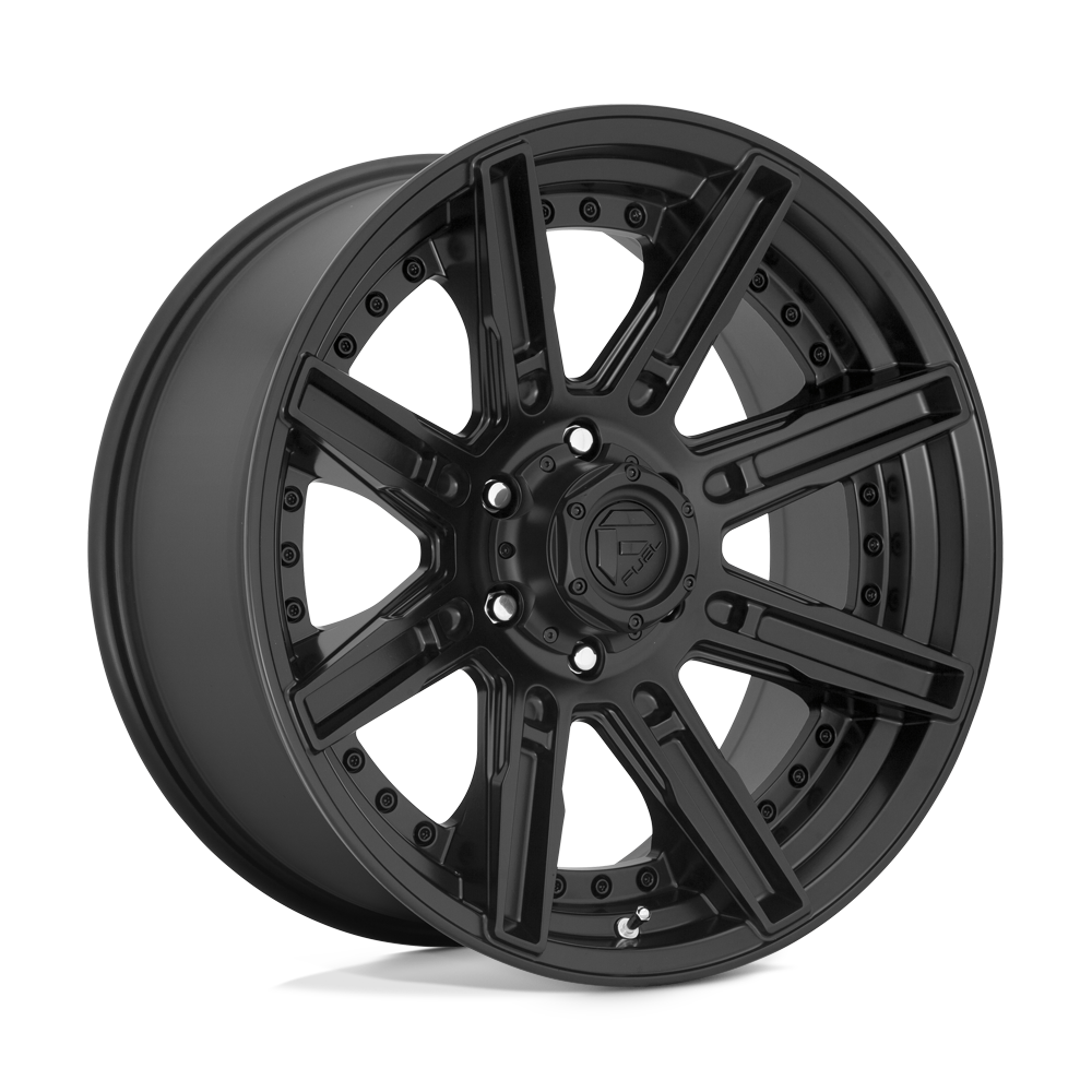 20X9 Fuel 1PC D709 ROGUE 6X135 1MM MATTE BLACK