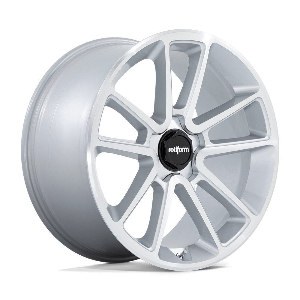 21X10.5 Rotiform R192 BTL 5X112 38MM GLOSS SILVER WITH MACHINED FACE