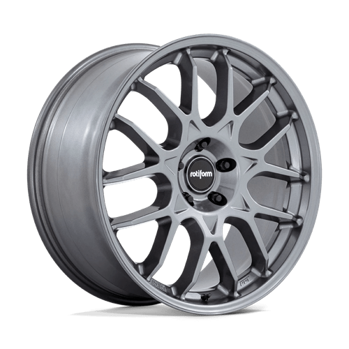 22X10 Rotiform 1PC R196 ZWS 5X112 25MM GLOSS ANTHRACITE