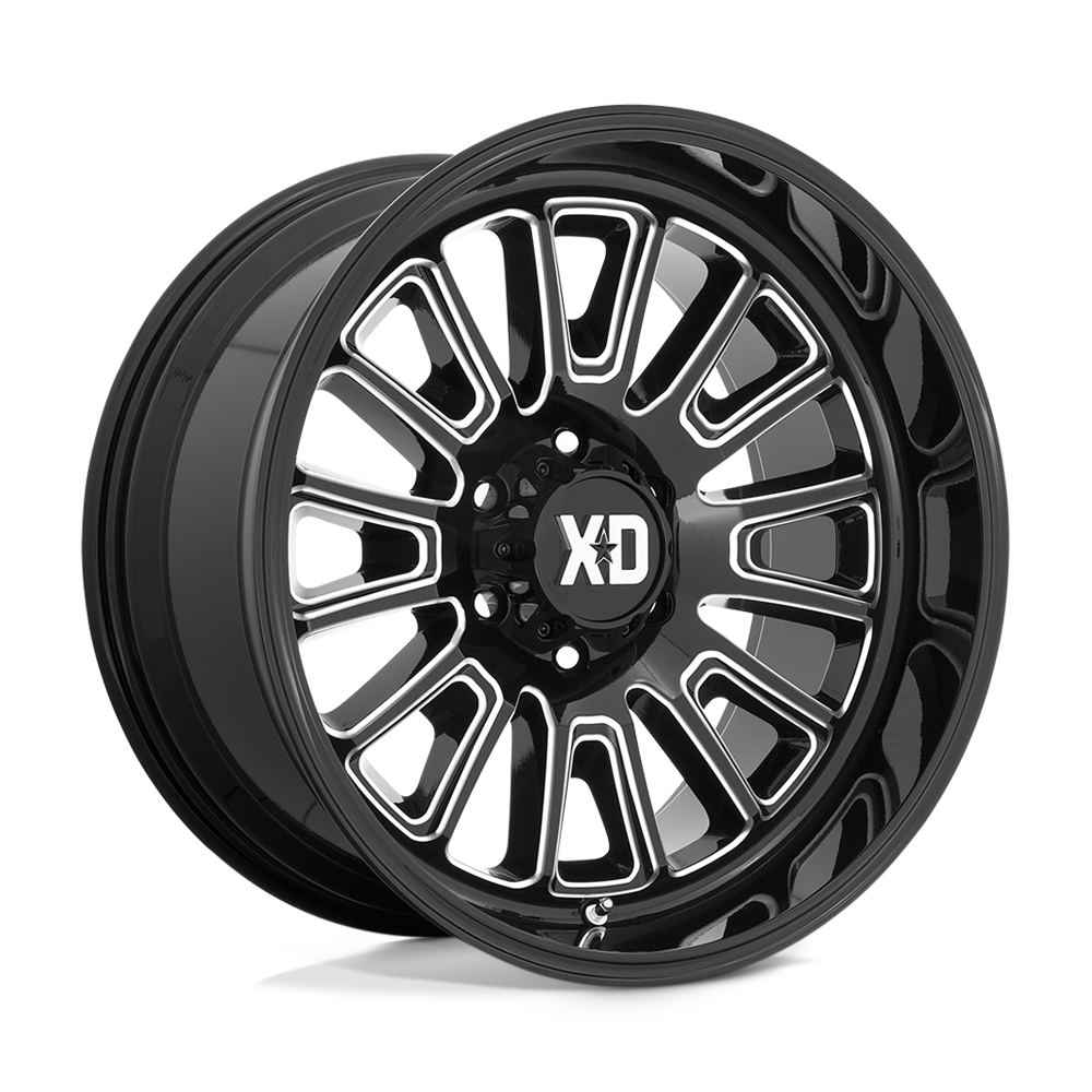 24X12 XD XD864 ROVER 8X180 -44MM GLOSS BLACK MILLED