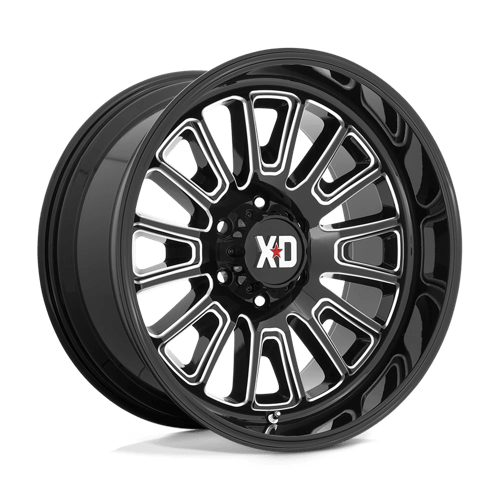 24X12 XD XD864 ROVER 6X5.5 -44MM GLOSS BLACK MILLED