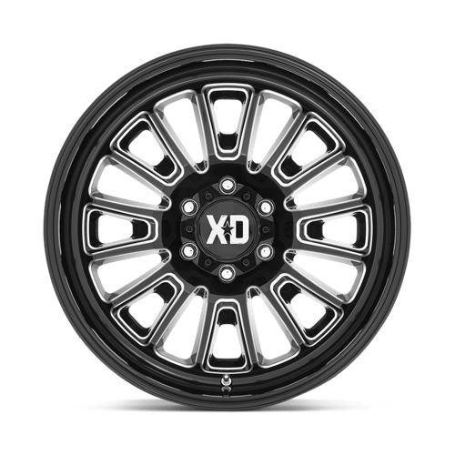 24X12 XD XD864 ROVER 8X180 -44MM GLOSS BLACK MILLED