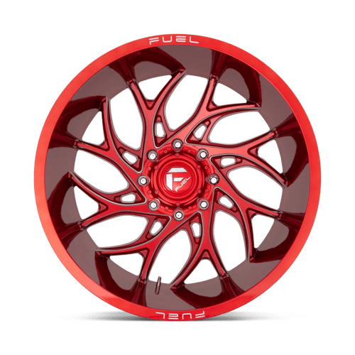 22X10 Fuel 1PC D742 RUNNER 8X6.5 -18MM CANDY RED MILLED