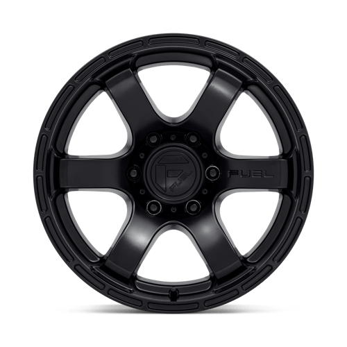 17X9 Fuel 1PC D766 RUSH 6X5.5 -12MM SATIN BLACK