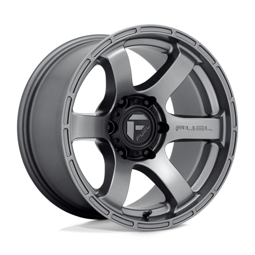 18X9 Fuel 1PC D767 RUSH 6X135 1MM MATTE GUN METAL