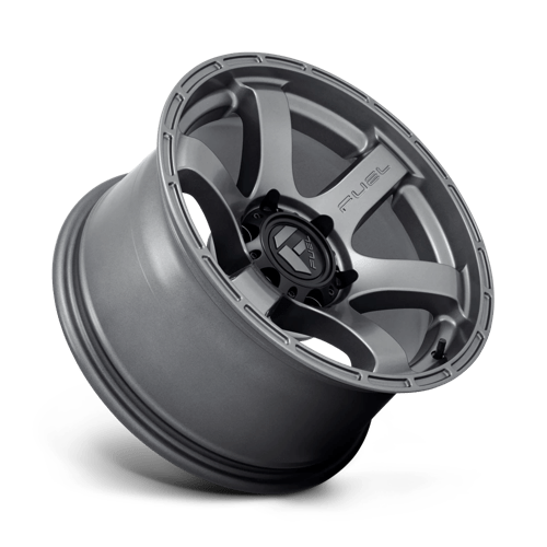 18X9 Fuel 1PC D767 RUSH 6X5.5 1MM MATTE GUN METAL