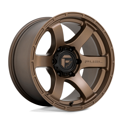 18X9 Fuel 1PC D768 RUSH 5X5.0 1MM MATTE BRONZE