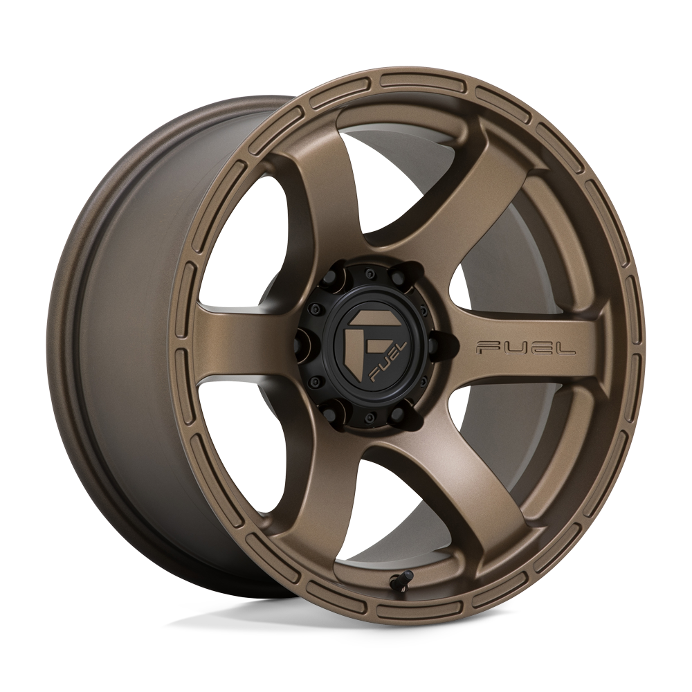 18X9 Fuel 1PC D768 RUSH 5X5.0 1MM MATTE BRONZE