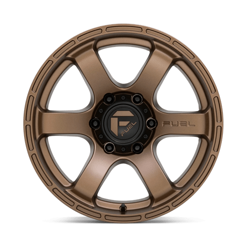 18X9 Fuel 1PC D768 RUSH 6X5.5 1MM MATTE BRONZE