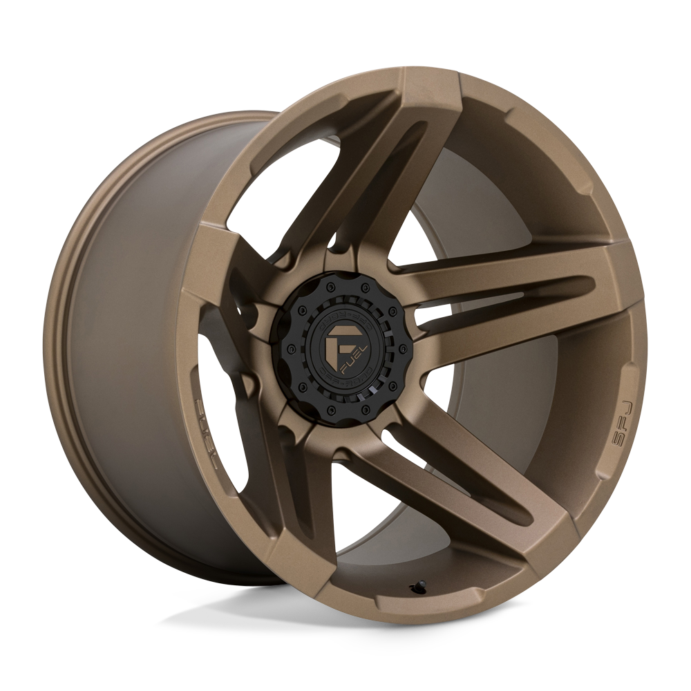 22X14 Fuel 1PC D765 SFJ 5X5.0/5.5 -75MM MATTE BRONZE